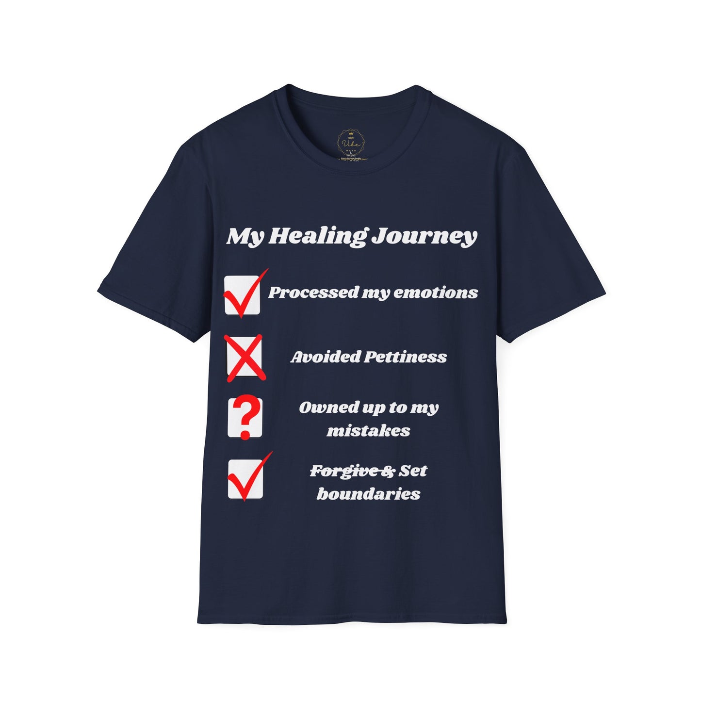 "My Healing Journey: The Funny Checklist T-Shirt"