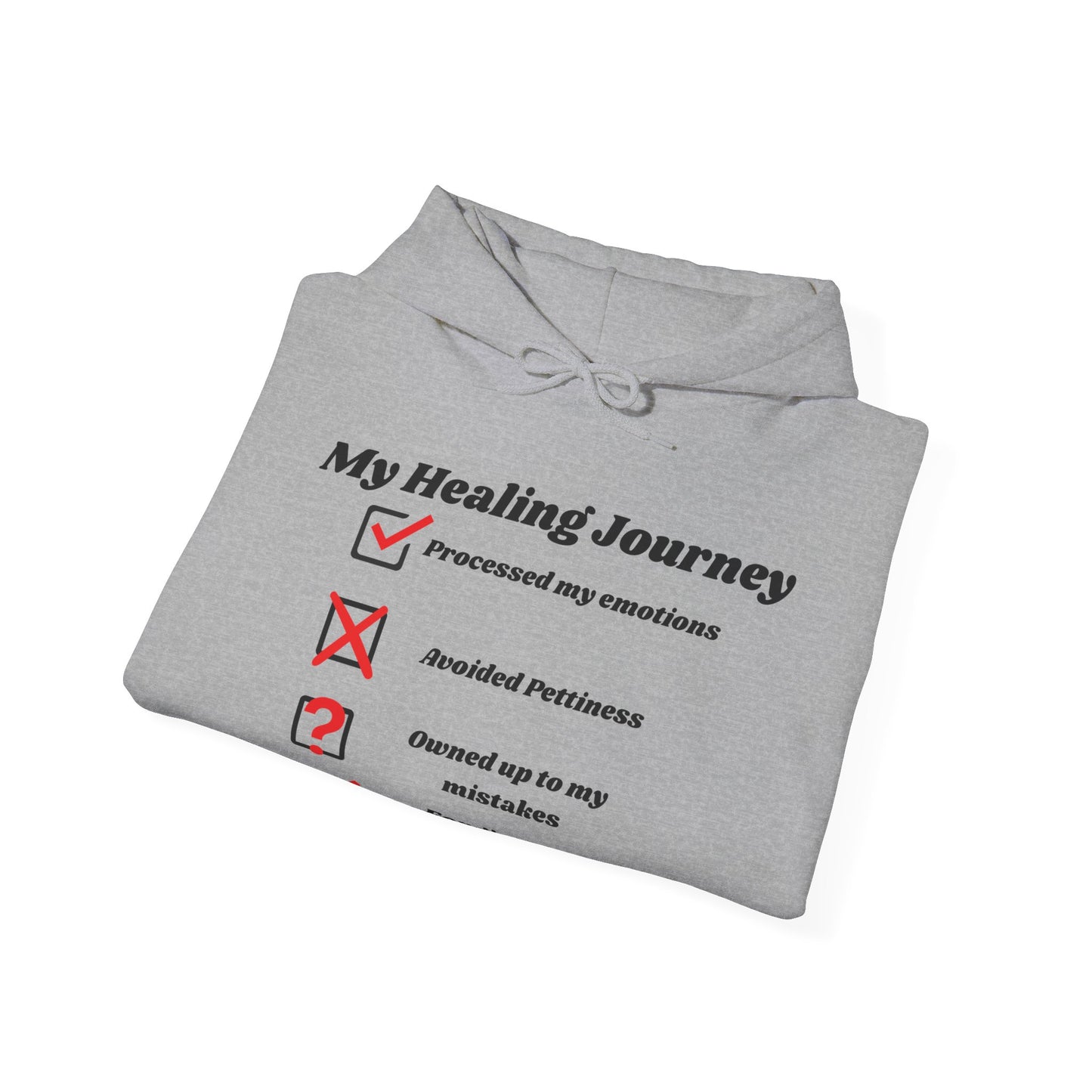 "My Healing Journey: The Funny Checklist Hoodie"