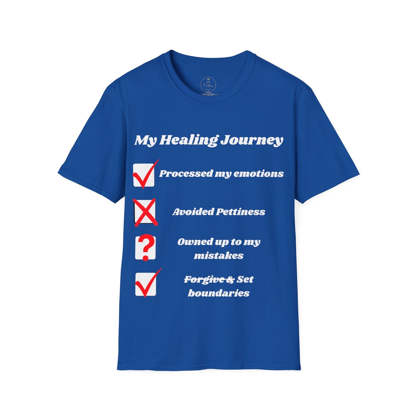 "My Healing Journey: The Funny Checklist T-Shirt"