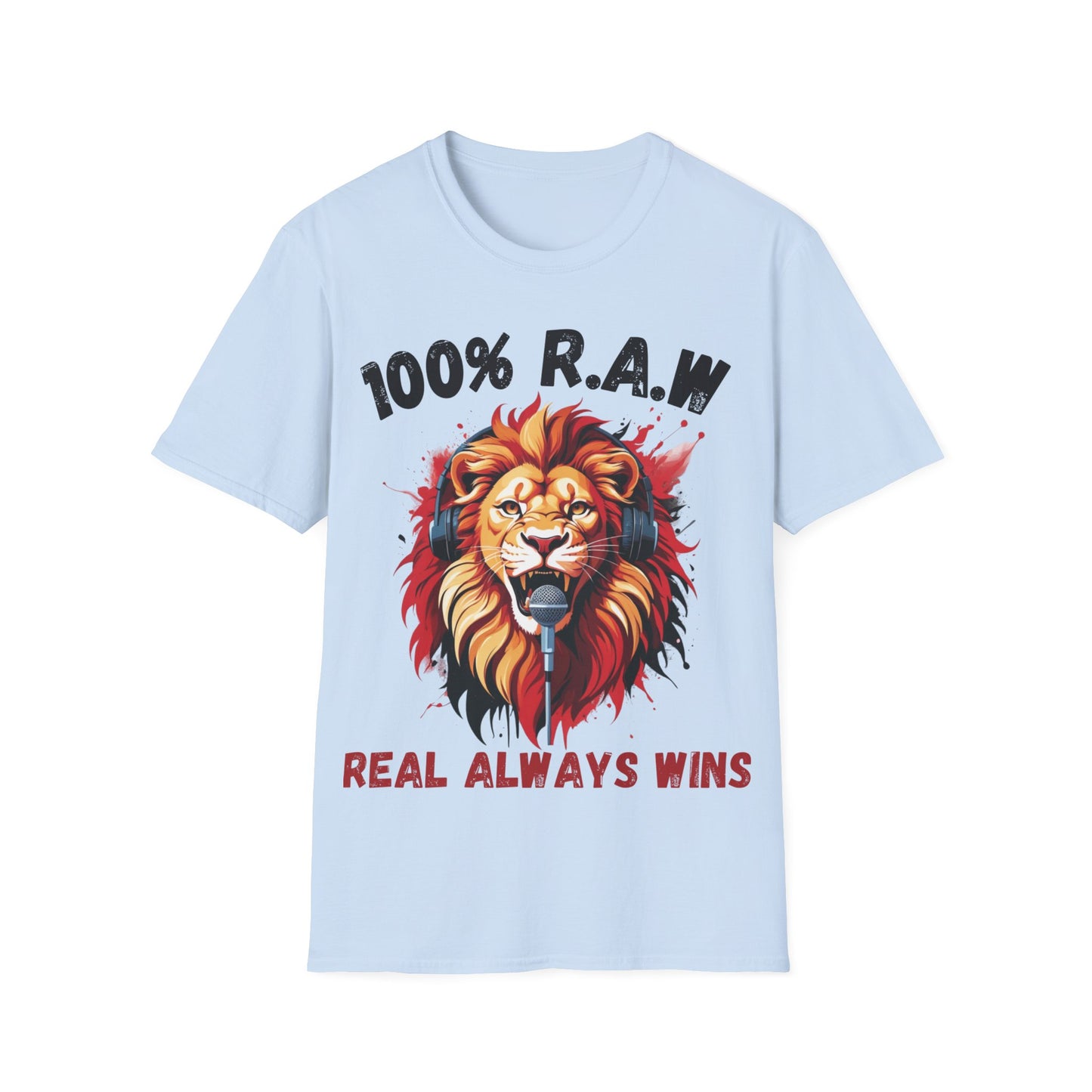 100% R.A.W. Roaring Lion Podcast T-Shirt