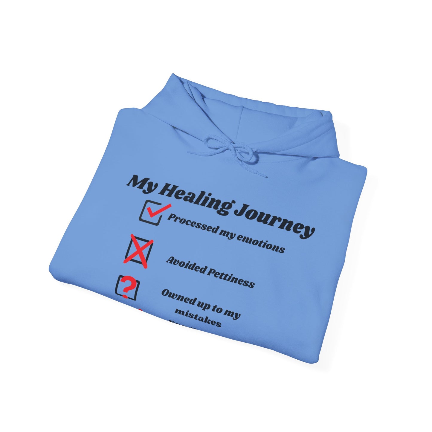 "My Healing Journey: The Funny Checklist Hoodie"