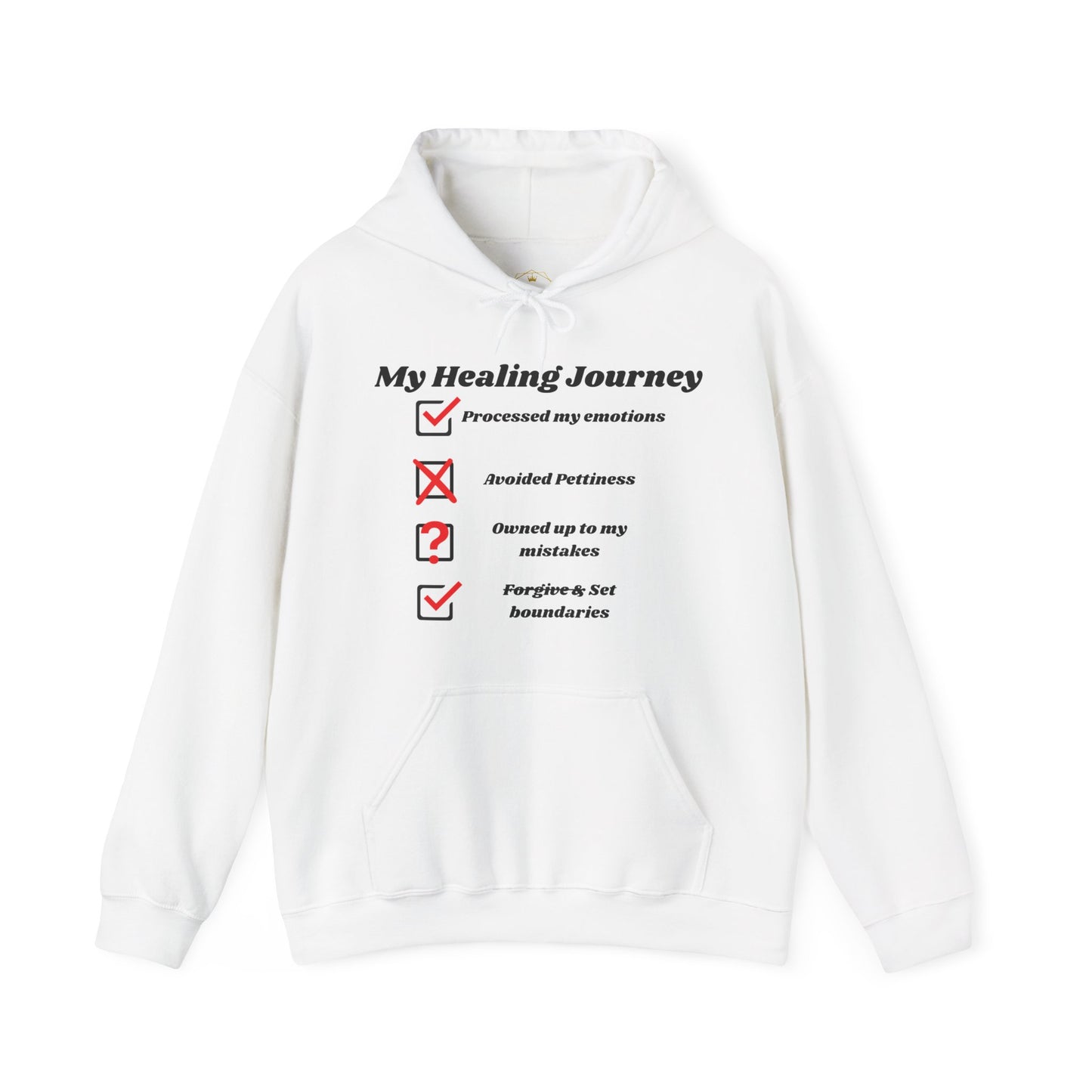 "My Healing Journey: The Funny Checklist Hoodie"