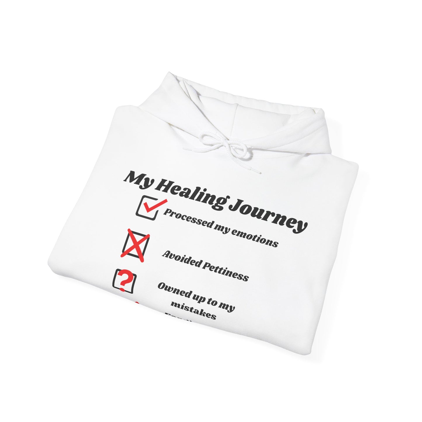 "My Healing Journey: The Funny Checklist Hoodie"